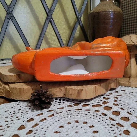 Mermaid Soap Dish Gold & Orange - Picture 9 of 10